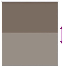 Persiana de enrolar 120x130 cm largura tecido 116,6cm poliéster