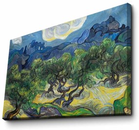 Pintura Decorativa em Tela FAMOUSART-040 – Multicolor – 45 x 70 cm