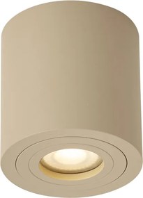 Foco de Teto Moderno Taupe GU10 50mm IP44 - Capa