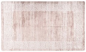 Tapete lavável antiderrapante 120x170 cm bege