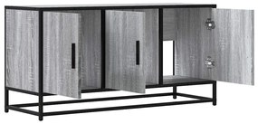 Móvel p/ TV 100x35x50cm derivados madeira/metal cinzento sonoma