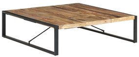 vidaXL Mesa de centro 140x140x40 cm madeira de mangueira áspera