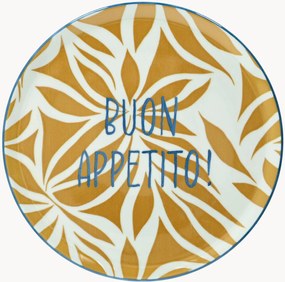 Prato redondo para pizza Cinzia Buon Appetito Marrone