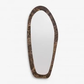 Espelho De Parede Irregular Em Pedra Natural Urkiz Mármore Castanho Emperador & 70 X 165 Cm - Sklum
