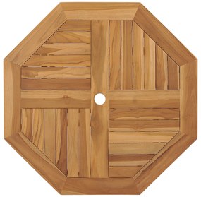 Conjunto Bistro de Jardim Dobrável de 3 Peças de Madeira Sólida de Acá