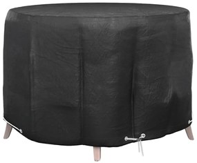 vidaXL Capa para mobília de jardim 6 ilhós Ø125x75 cm redondo