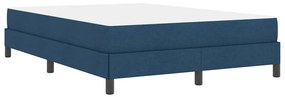 Cama Box Outros Azul 160 x 200 cm tecido