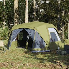 vidaXL Tenda familiar 10 pessoas libertação rápida impermeável azul