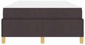 Cama Box Outros Marrom Escuro e Branco 120 x 190 cm tecido