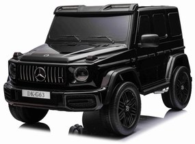 Carro elétrico para crianças Mercedes-Benz G63 AMG 4x4² 2 lugares 12V, Leitor MP3 com entrada USB/AUX, Rodas Borracha com suspensão, Bancos em pele, C