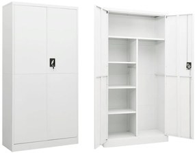 Cacifo 90x40x180 cm aço branco