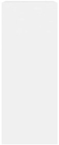 Estante com 2 prateleiras 60x30x76,5 cm contraplacado branco