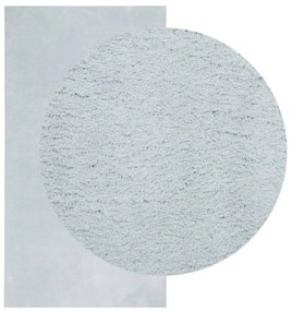 Tapete pelo curto macio e lavável HUARTE 80x150 cm azul