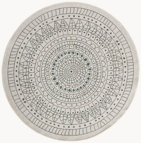 Tapete redondo reversível para interior e exterior Porto