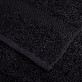 Toalhas de mãos premium SOLUND 10 pcs 30x30 cm 600 g/m2 preto