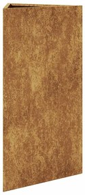 Vaso/floreira 2 pcs triangular 40x40x75 cm aço intempéries
