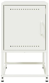 Mesa de cabeceira 36x39x60,5 cm aço branco