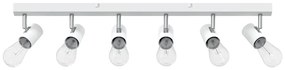 Spotlight de Teto 6 Vias Ajustáveis Branco E27