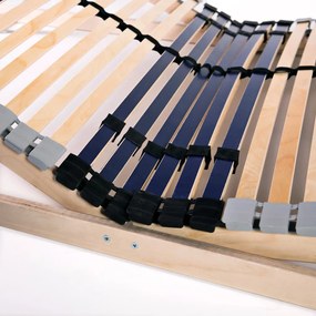 Estrado de ripas com 42 ripas 7 zonas 120x200 cm