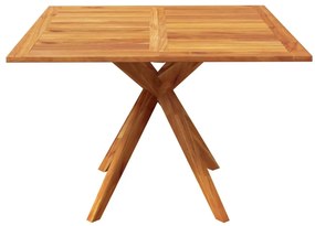 Mesa de jardim 110x110x75 cm madeira de acácia maciça