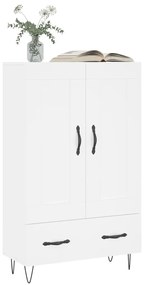 Aparador alto 69,5x31x115 cm derivados de madeira branco