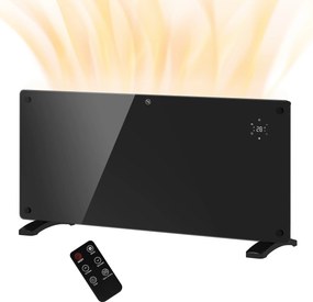 Radiador Elétrico de Chão ou de Parede, 87 x 21,5 x 44,5 cm, Potência de 2000 W
