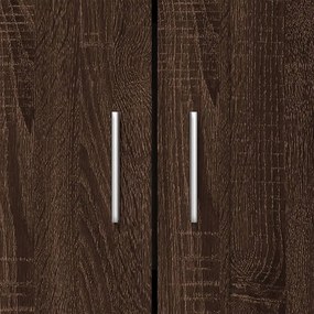 Estante 82,5x30,5x115 cm derivados de madeira carvalho castanho