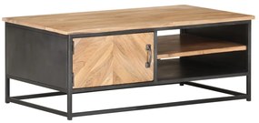 Mesa de centro 90x50x35 cm madeira de acácia maciça