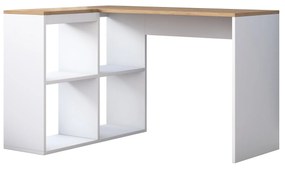 Secretária de Estudo HA113 – Carvalho Branco – 120 cm x 74,8 cm x 50 c