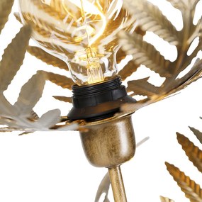 Candeeiro de pé vintage ouro 3 luzes - Botanica Kringel Retro
