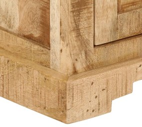 Mesa de cabeceira 40x35x50 cm madeira de mangueira maciça