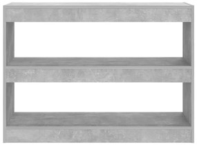 Estante/divisória 100x30x72 cm cor cinzento cimento