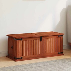 vidaXL Arca de arrumação 79x34x32 cm madeira de acácia maciça