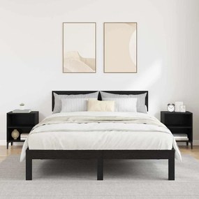 Armários de Canto 2 pcs Carvalho Preto 40x30x50 cm Madeira Industrial