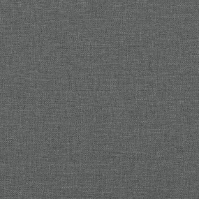 Sofá-cama 80x200 cm tecido cinzento-escuro