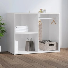 Toucador 80x40x65 cm derivados de madeira Branco brilhante