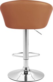 Banco de bar Miami castanho claro