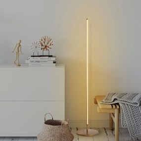 Candeeiro de Pé Only – Dourado – Diâmetro 30 cm x Altura 153 cm