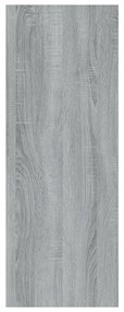 Mesa consola 78x30x80 cm derivados de madeira cinzento sonoma