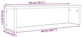 Racks de cozinha empilhável 2 pcs branco 50x15x16 cm