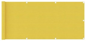 Tela de varanda 75x500 cm PEAD cor amarelo