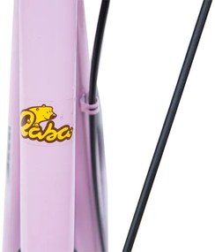 Trotinete Infantil com 2 Rodas 2 Freios e Cavalete Cor Rosa - Alumínio - 125x58x92-100 cm com Rodas Grandes
