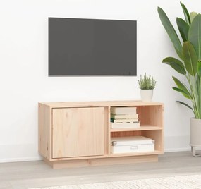 Móvel de TV 80x35x40,5 cm madeira de pinho maciça