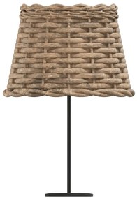 Abajur Ø20x15 cm vime castanho