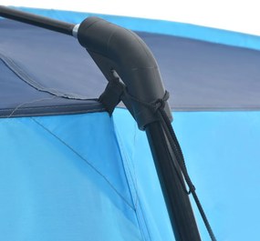 Tenda para piscina 500x433x250 cm tecido azul