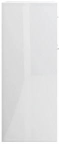 Aparador 60x30x75 cm contraplacado branco brilhante