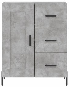 Armário alto 69,5x34x180 cm derivados de madeira cinza cimento