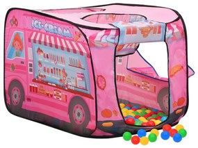 Tenda de brincar infantil 70x112x70 cm rosa