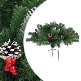 vidaXL Árvore de Natal artificial de exterior 40 cm PVC verde