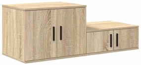 Armário de Armazenamento vidaXL em Carvalho Sonoma 103x41x40 cm em Mad
